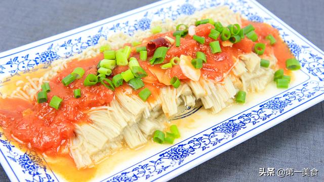 这才是真正的金针菇的做法（厨师长教你做金针菇）